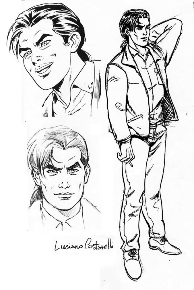 Studio per il personaggio Philip Morris, per la serie autoprodotta "Mistery"