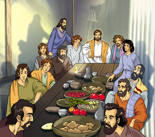 Illustration for DVD cover. Gesù - Edizioni San Paolo