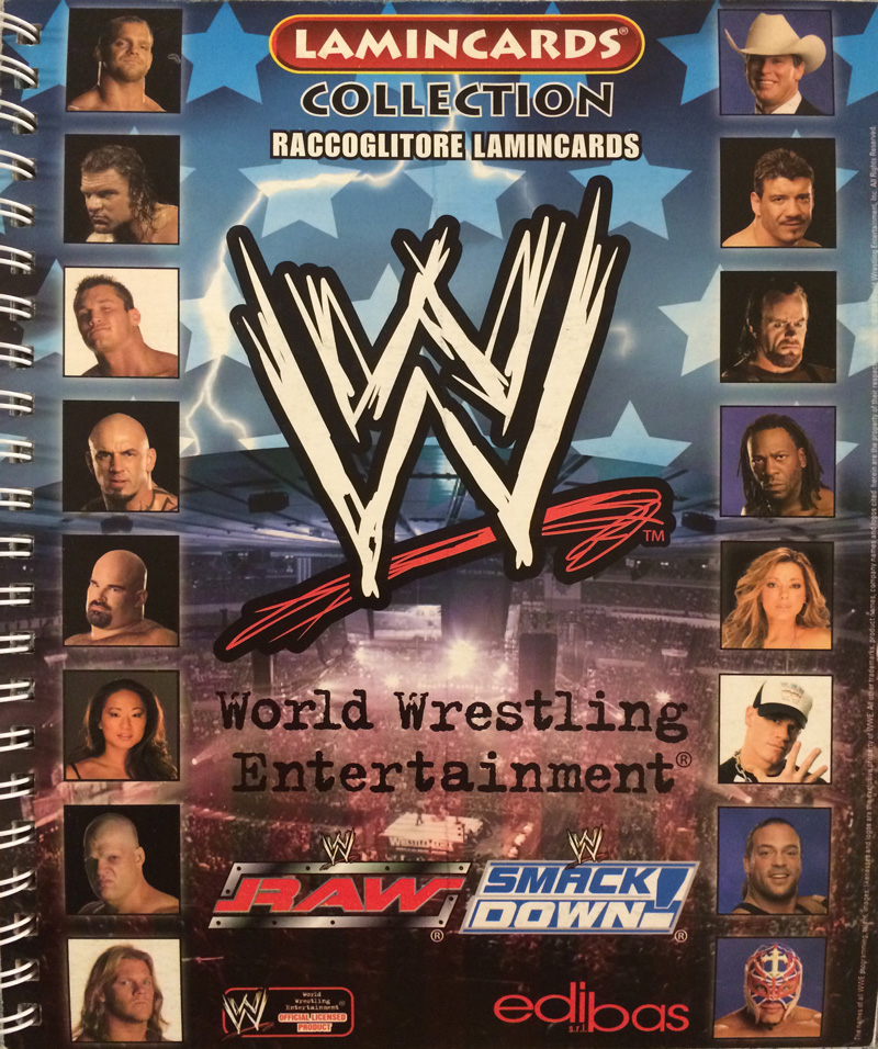 prima collezione di Lamincards WWE