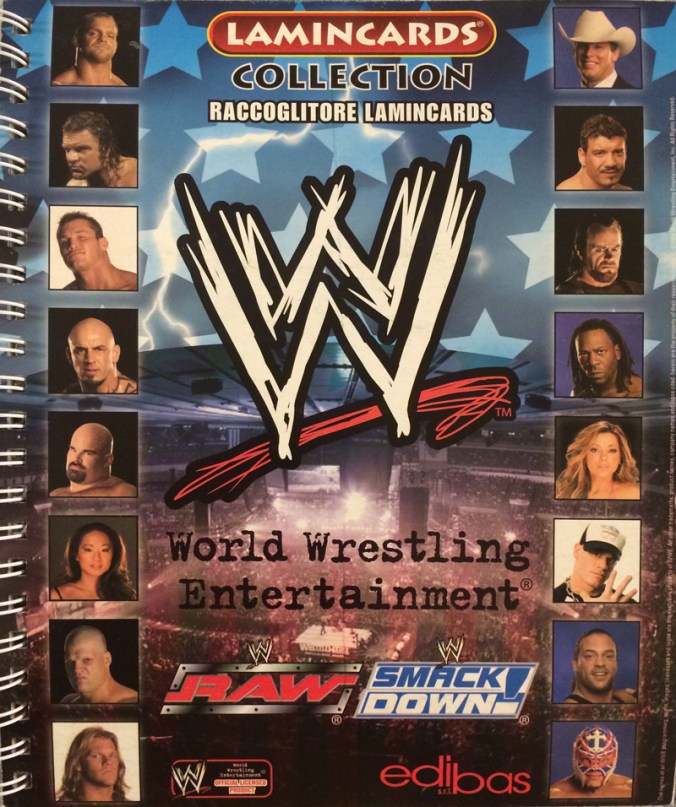 prima collezione di Lamincards WWE