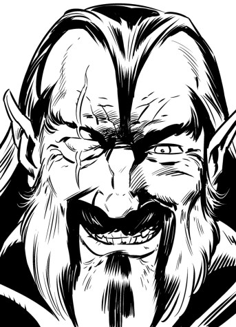 Alieni disegno di Luciano Costarelli