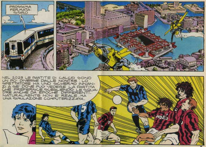Fumetto calcio di Luciano Costarelli