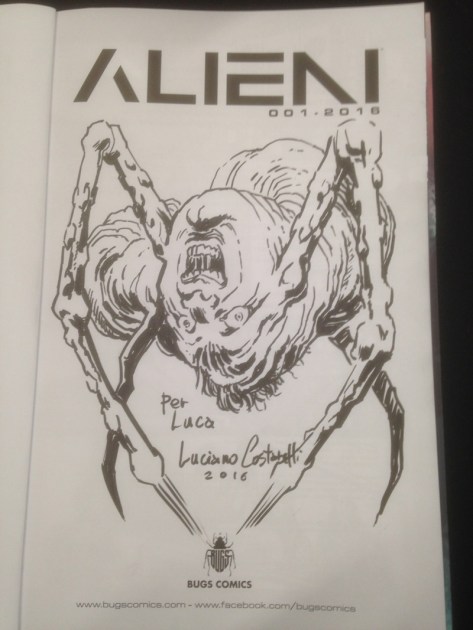 The Thing - disegno per Alieni di Luciano Costarelli