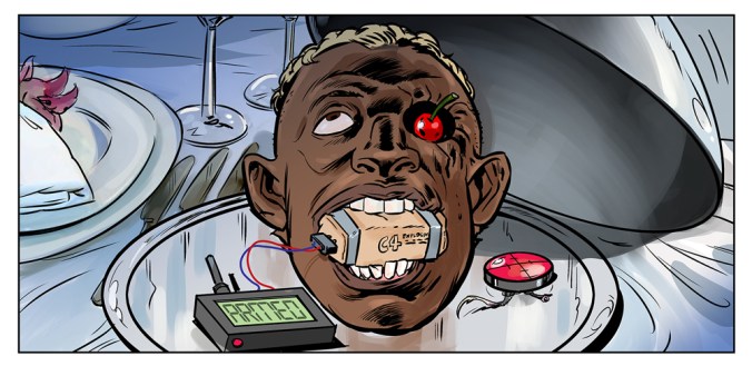 The Fucking Frogman disegno di Luciano Costarelli