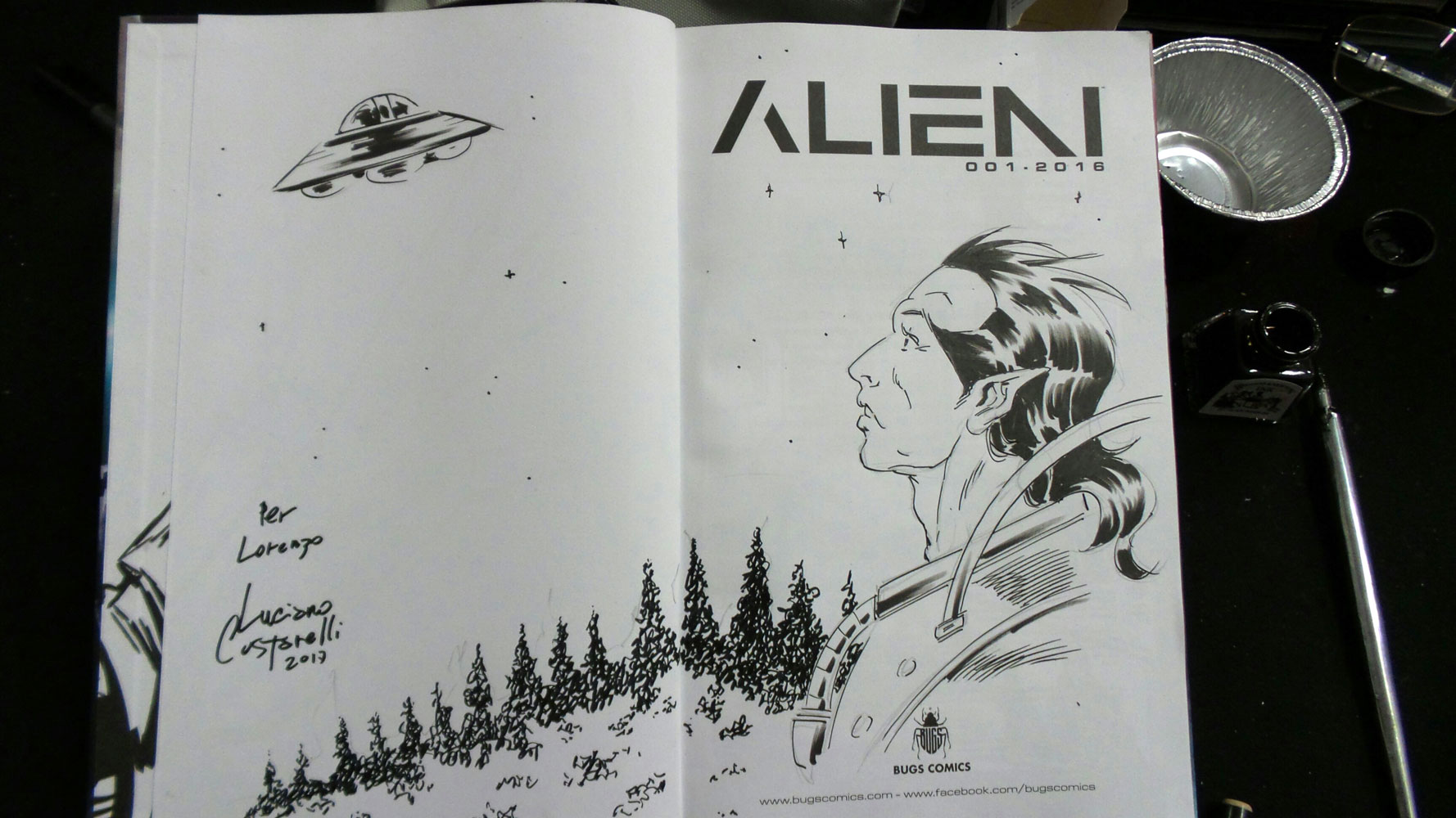 Alieni Bugs Comics, fumetto di Luciano Costarelli